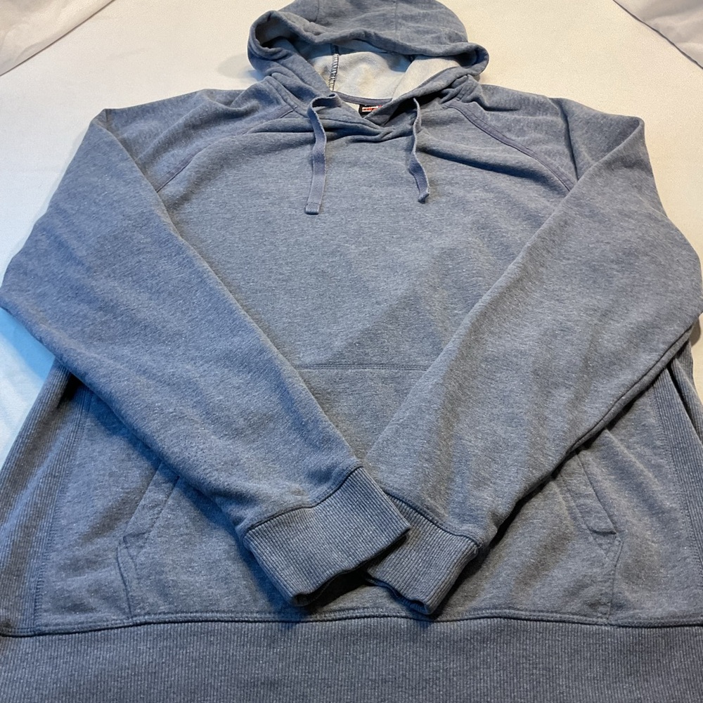 32 Degree Heat Heather Blue Plain Hoodie, Sizeโ XL Comfort Lounge Relax
